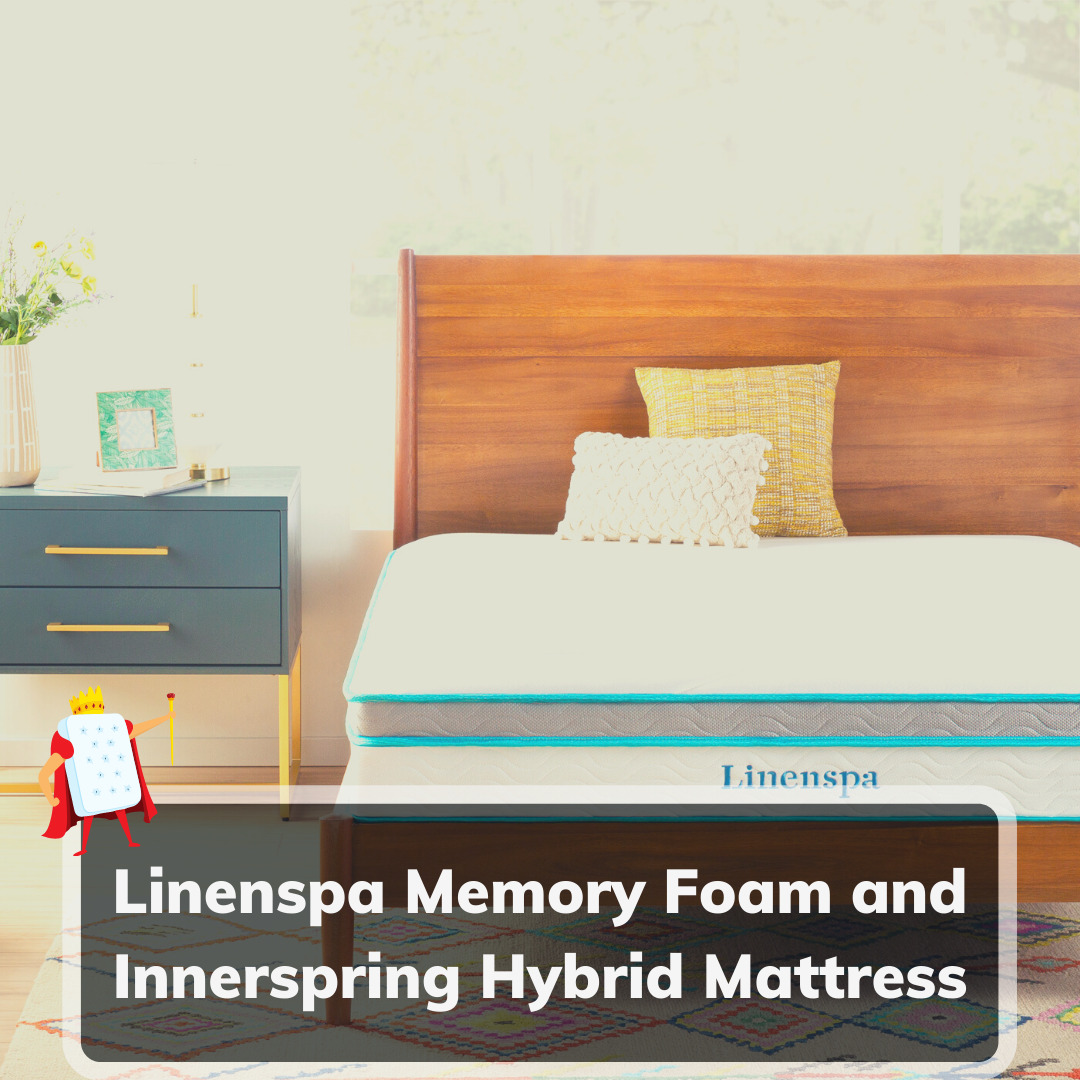 Linenspa Memory Foam and Innerspring Hybrid Mattress Review - Feature Image