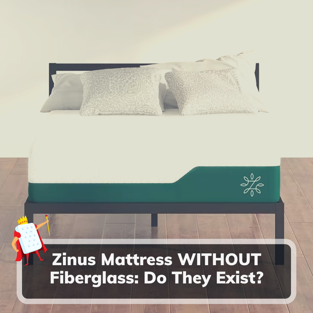 Zinus Mattress Without Fiberglass - Feature Image